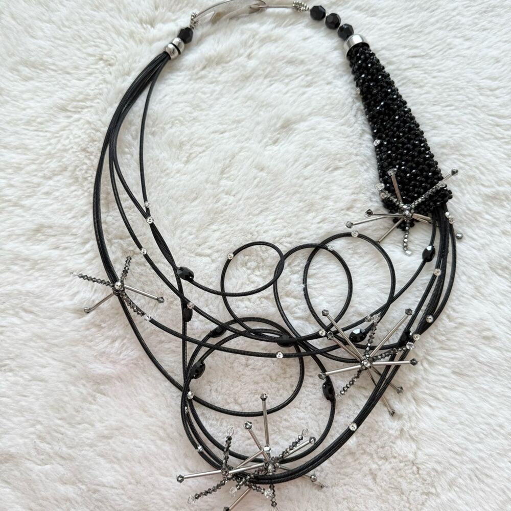 Giorgio Armani women evening necklace Authentic Retail 2200$
